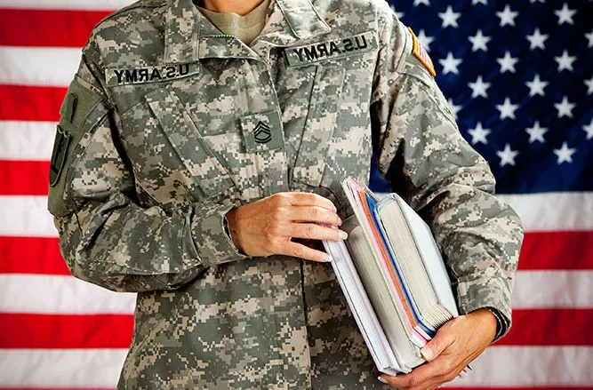 Person in US Army uniform
